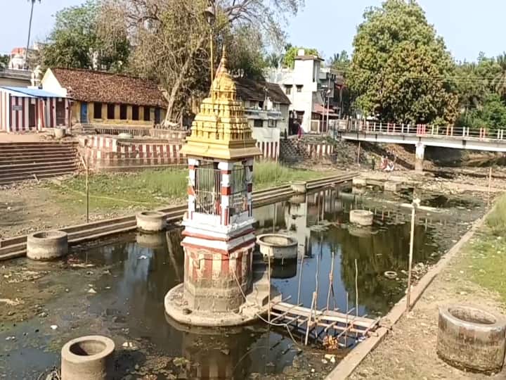 Cauvery Thula Kattam to be revived in Mayiladuthurai! பிரசித்தி பெற்ற மயிலாடுதுறை காவிரி துலாக்கட்டத்தை தூய்மை செய்யும் நகராட்சி நிர்வாகம்