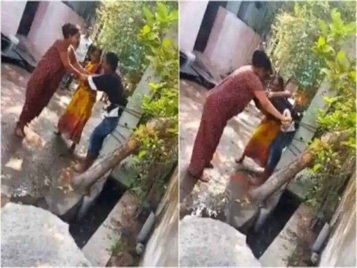 Son who got addicted to drugs and marijuana is treated by his mother in a violent way video shows details Video : கஞ்சா அடித்த மகன்... கடுப்பான தாய்... கம்பத்தில் கட்டிவைத்து மிளகாய்ப்பொடி அபிஷேகம்..