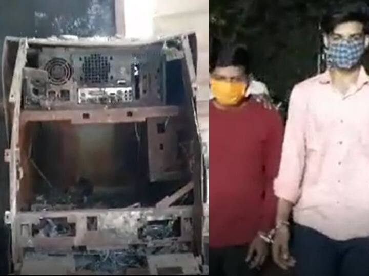 Mumbai: 77 lakh looted from SBI ATM then set on fire at the center 2 cash loaders arrested ANN Mumbai ATM Loot: SBI एटीएम से लूटे 77 लाख फिर लगा दी सेंटर में आग, 2 कैश लोडर गरिफ्तार