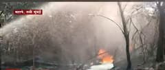 Navi Mumbai Mahape MIDC Fire : नवी मुंबईच्या महापे एमआयडीसी मधील एका गोडाऊनला आग ABP Majha