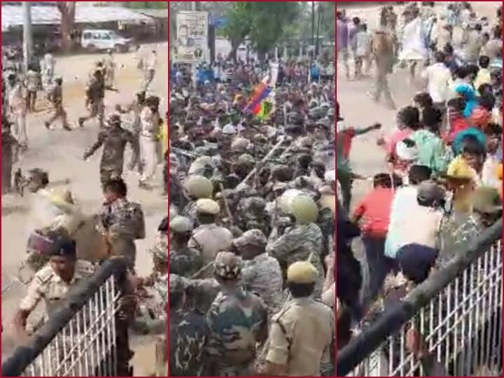 Narayanpur News: रावघाट खदान को लेकर आदिवासी समाज दो गुटों में बंटे, एक ने किया समर्थन तो दूसरे ने किया विरोध After the lathi charge tribal society in Narayanpur was divided two groups one supported and the other opposed ANN Narayanpur News: रावघाट खदान को लेकर आदिवासी समाज दो गुटों में बंटे, एक ने किया समर्थन तो दूसरे ने किया विरोध