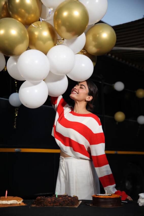 জন্মদিনে অজানা রশ্মিকা