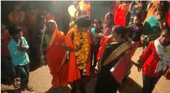 PHOTO : प्रशिक्षण पूर्ण करुन फौजी सूनबाई गावात, फटाक्यांची आतषबाजी करत दणक्यात स्वागत