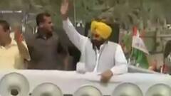 रैली के लिए हिमाचल प्रदेश के MANDI पहुंचे KEJRIWAL और BHAGWANT MANN