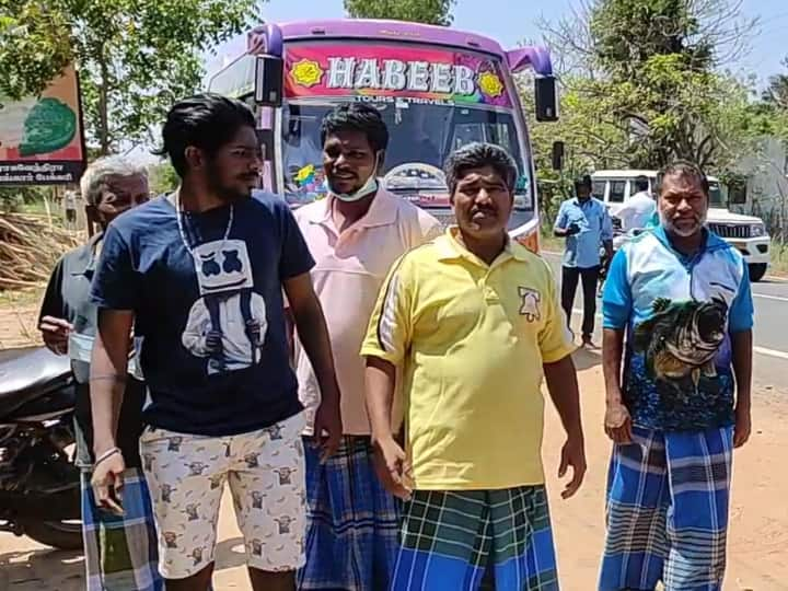 Tamil Nadu fishermen released by Sri Lankan Navy return home இலங்கை கடற்படையால் விடுவிக்கப்பட்ட தமிழக மீனவர்கள் சொந்த ஊர் திரும்பினர்