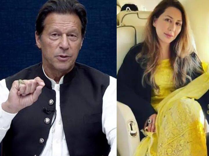 Pakistan Marathi News Imran Khan wife bushra bibi friend ran away bag worth 90000 claims report photo viral Pakistan : इम्रान खान यांची तिसरी पत्नी बुशराची मैत्रीण 90 हजार डॉलर घेऊन परदेशात फरार, विमानातील फोटो व्हायरल