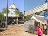 Delhi News: कालकाजी मंदिर में सौंदर्यीकरण का काम जारी, मुख्य द्वार पर बनी दुकानों और झुग्गियों को हटाया गया