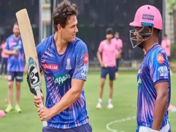 IPL 2022 rajasthan royals fast bowler nathan coulter nile ruled out of ipl 2022 due to hamstrings injury पराभवानंतर राजस्थानला आणखी एक धक्का, अष्टपैलू खेळाडू आयपीएलमधून बाहेर