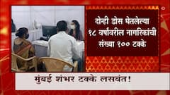 Mumbai Vaccination Centaury : मुंबई शंभर टक्के लसवंत, BMC ला मोठं यश