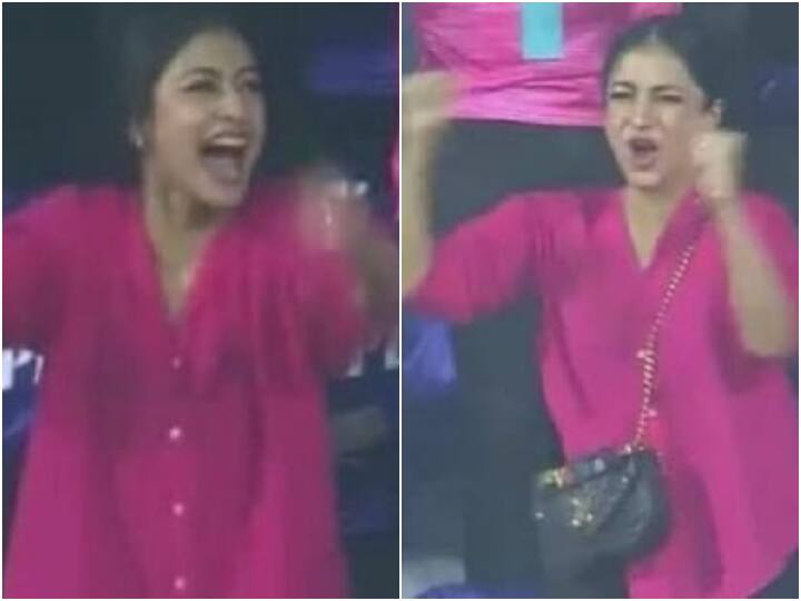 IPL 2022: Watch Dhanashree Verma's Animated Celebration After Yuzvendra Chahal Bowls Out Willey For A Duck Watch: Dhanashree Verma's Animated Celebration After Yuzvendra Chahal Bowls Out Willey For A Duck