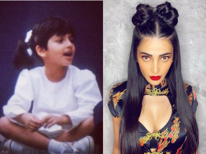 shruti hassan childhood photo