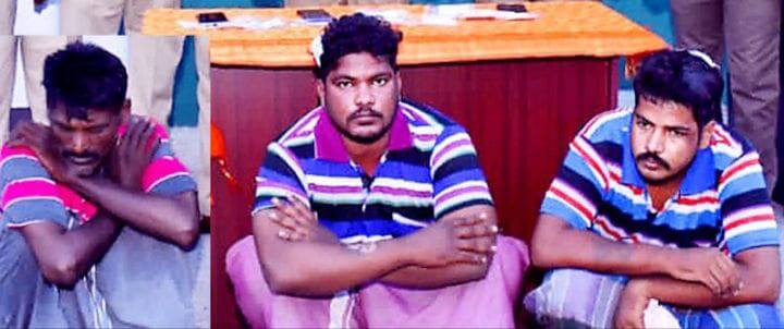 Ariyalur: 3 arrested for defrauding a farmer of Rs 12 lakh for doing black magic பில்லி, சூனியம் எடுப்பதாக கூறி விவசாயிடம் 12 லட்சம் மோசடி - சனியன் என்பவர் உட்பட 3 பேர் கைது
