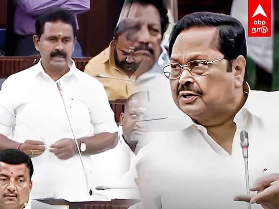 Duraimurugan Speech: புகழ்பாடிய அதிமுக எம்எல்ஏ..பெல் அடிக்க சொன்ன துரைமுருகன்..சிரிப்பலையில் பேரவை
