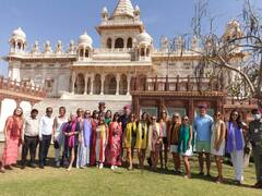 Rajasthan News: कोरोना महामारी के बाद 26 विदेशी सैलानियों का ग्रुप पहुंचा जोधपुर, गर्म जोशी से किया गया स्वागत