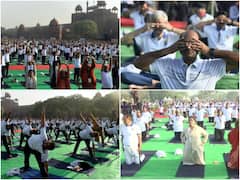 Yoga Mahotsav Photos: आयुष मंत्रालय ने लालकिले पर आयोजित किया 'योग अमृत महोत्सव', जानें क्यों है खास, देखिए तस्वीरें