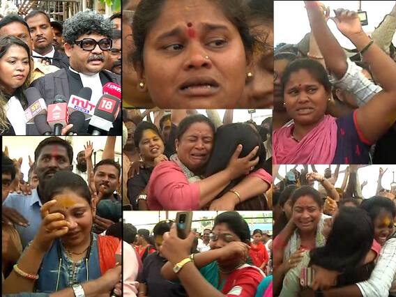 ST Workers Strike : एसटी कर्मचाऱ्यांचा जल्लोष अन् आनंदाश्रू! हायकोर्टाच्या निर्णयानंतर गुणरत्न सदावर्ते म्हणाले... ST Workers Strike : एसटी कर्मचाऱ्यांचा जल्लोष अन् आनंदाश्रू! हायकोर्टाच्या निर्णयानंतर गुणरत्न सदावर्ते म्हणाले...