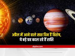 April 2022 Calendar : आज से आने वाले सात दिन हैं विशेष ये महत्वपूर्ण ग्रह बदल रहे हैं राशि