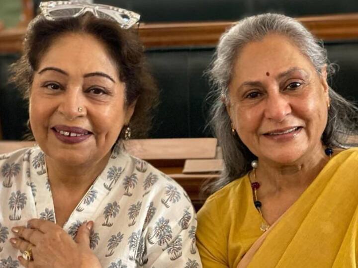 Kirron Kher Posts A Reunion Photo With Jaya Bachchan In Parliament Kirron Kher Posts A Reunion Photo With Jaya Bachchan In Parliament