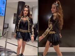 ब्लैक ड्रेस पहने इठलाती हुई कुछ ऐसे चलीं मोनालिसा, वीडियो देख फैन्स की बढ़ गई धड़कनें !