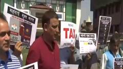 Fuel Price Rise: From parliament to streets, opposition protests against inflation | ABP News