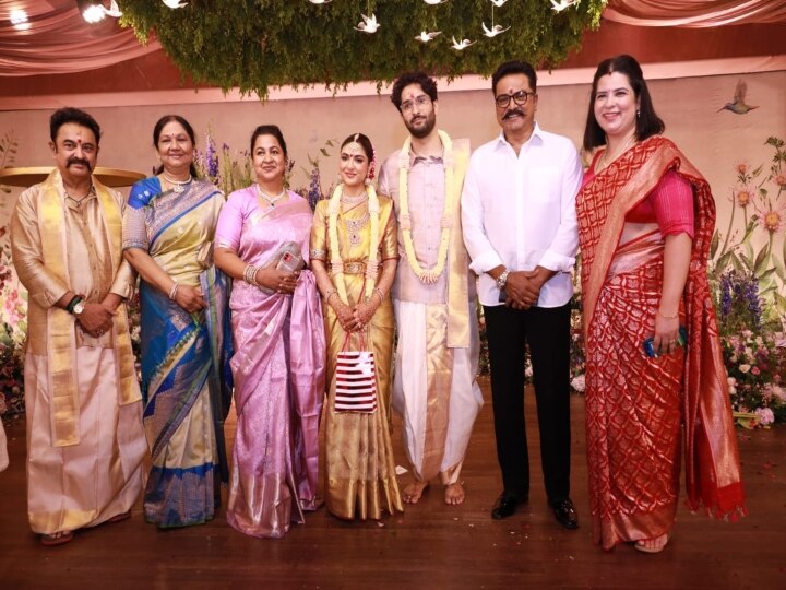 Sripriya's Daughter wedding |  நடிகை ஸ்ரீபிரியா மகளுக்கு கோலாகலமாக நடந்த திருமணம்.. மாப்பிள்ளை யார் தெரியுமா?