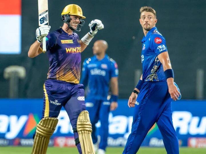 KKR vs MI: डेनियल सैम्स के लिए भयानक सपना बन गए पैट कमिंस, वीडियो में देखिए कैसे एक ओवर में बना डाले 35 रन IPL 2022 KKR vs MI Pat Cummins hit 35 runs in one over daniel sams KKR vs MI: डेनियल सैम्स के लिए भयानक सपना बन गए पैट कमिंस, वीडियो में देखिए कैसे एक ओवर में बना डाले 35 रन