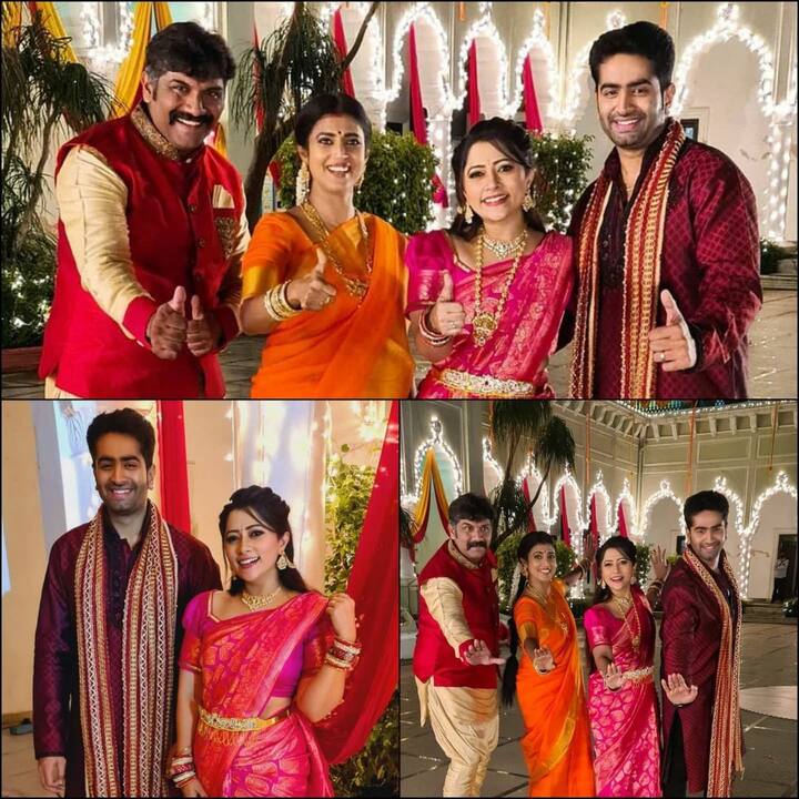 'ఇంటింటి గృహలక్ష్మి'  సీరియల్ టీమ్ (image credit : Kashturi/Instagram)
