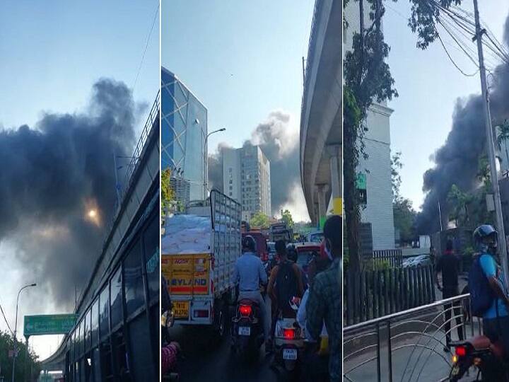 Guindy Fire Accident, Fire Breaks Out Back Side le meridien hotel in Guindy Chennai Guindy Fire Accident: லீ மெரிடியன் ஹோட்டல் பின்புறம் தீ விபத்து.. புகைமண்டலமாக காட்சியளித்த கிண்டி.. வீடியோ..!