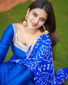 Nidhhi Agerwal: బ్లూ చుడీదార్ లో నిధి అగర్వాల్ ట్రెడిషనల్ పిక్స్