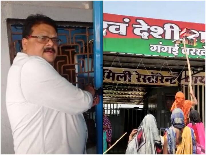 Madhya Pradesh, Jabalpur, Women opened a front against the liquor shop, after the protest, MLA set up the shop ANN Jabalpur News: महिलाओं ने शराब की दुकान के खिलाफ खोला मोर्चा, विरोध के बाद विधायक ने दुकान पर जड़ा ताला