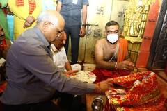 મુખ્યમંત્રી ભૂપેન્દ્ર પટેલે અંબાજી મંદિરમાં પૂજા કરી, જુઓ તસવીરો