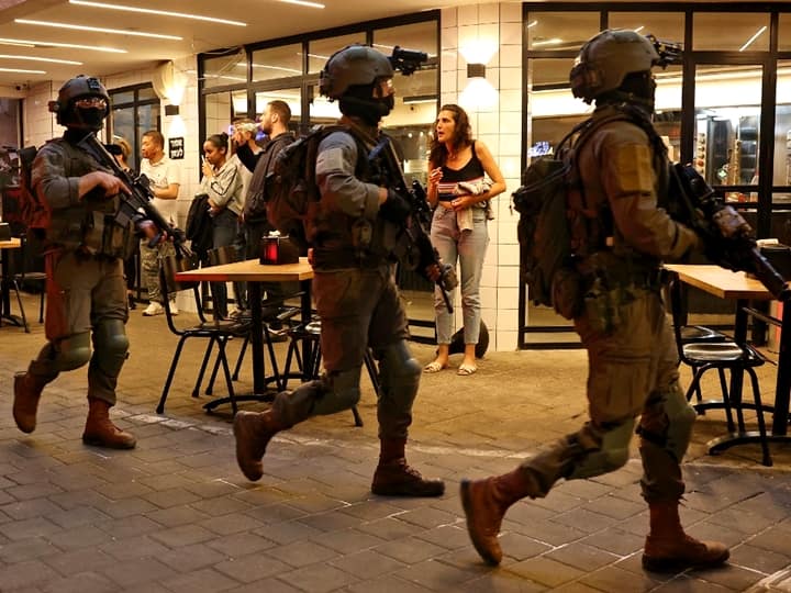 Israel: 2 Killed, 8 Injured In Tel Aviv Shooting, PM Naftali Bennett Says Security Forces 'In Pursuit Of Terrorist' Israel: 2 Killed, 8 Injured In Tel Aviv Shooting. PM Naftali Bennett Says Security Forces 'In Pursuit Of Terrorist'