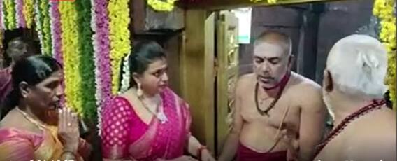 MLA RK Roja Visits Jonnawada Temple in Nellore: వరుసగా ఆలయాలు సందర్శిస్తున్న MLA రోజా| ABP Desam