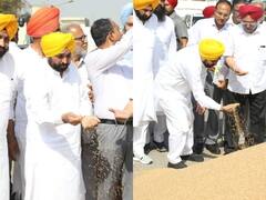 Bhagwant Mann Photos: अनाज मंडी खन्ना पहुंचे सीएम भगवंत मान, निरीक्षण के बाद अधिकारियों को दिए ये आदेश