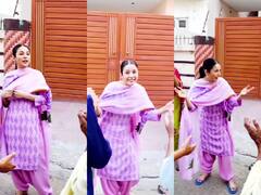 Shehnaaz Gill Performs 'Giddha' With Elderly Women On The Streets - Watch