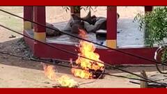 Bankura: গ্যাস সিলিন্ডারে আগুন লেগে ভয়াবহ বিস্ফোরণ বাঁকুড়ায়, অল্পের জন্য রক্ষা পরিবারের সদস্যদের ।Bangla News