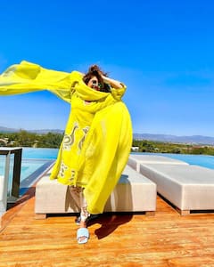 IN PICS: Priyanka Chopra Gets Goofy In Yellow Salwar-Suit, Fans Go Gaga Over Desi Girl