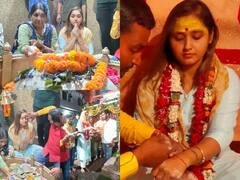 Kajal Raghawani Photos: मां के साथ भगवान शिव की नगरी पहुंचीं भोजपुरी एक्ट्रेस काजल राघवानी, देखिए तस्वीरें