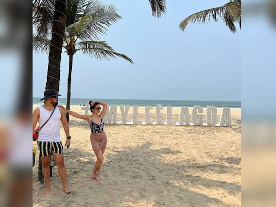 Photo: 'Chhoti daughter-in-law' Rubika Dilak with husband in Goa, sharing pictures on social media ...