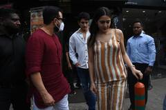 लम्बे वक्त बाद पापा सैफ अली खान के साथ दिखीं बेटी सारा अली खान, भाई इब्राहिम भी साथ आए नज़र