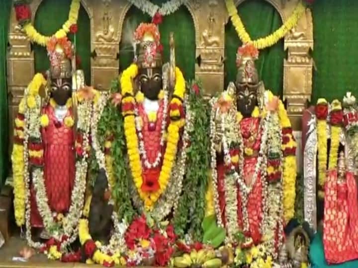 Kakinada district Gollala mamidada Sri rama navami celebrations collector will present pattuvastralu Srirama Navami 2022 : రెండో భద్రాద్రిలో సీతారాముల కల్యాణానికి శరవేగంగా ఏర్పాట్లు, లక్ష బియ్యపు గింజలపై శ్రీరామ నామం