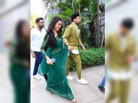 Image: Green saree, sindoor and Karan Kundra! Fans asked, 'Did Tejashwi get married?