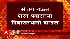 Silver Oak Sanjay Raut: 'सिल्वर ओक'वर शरद पवार आणि संजय राऊतांमध्ये चर्चा ABP Majha