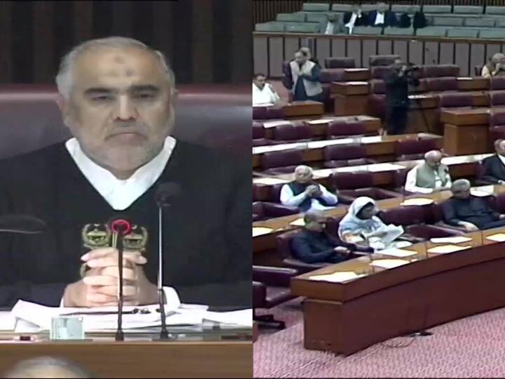 pakistan Political crisis no-confidence motion in Pakistan Parliament अविश्वास प्रस्ताव पर वोटिंग से पहले पाक संसद में हाई वोल्टेज ड्रामा, चले जुबानी तीर, अब तक क्या-क्या हुआ?
