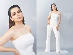 व्हाइट ऑफ शोल्डर ड्रेस में कातिल लगी कंगना की निगाहें, देखें एक्ट्रेस का कातिलाना अवतार