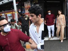 लम्बे वक्त बाद पापा सैफ अली खान के साथ दिखीं बेटी सारा अली खान, भाई इब्राहिम भी साथ आए नज़र