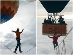 6 हजार फीट की ऊंचाई पर शख्स ने की रोपवॉक, गिनीज वर्ल्ड रिकॉर्ड्स में दर्ज हुआ नाम