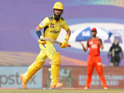 TATA IPL 2022 CSK VS SRH chennai super kings hit 154 runs against sunrisers CSK vs SRH : ஹைதராபாத் அணிக்கு 155 ரன்கள் இலக்கு...! முதல் வெற்றியை பெறுமா சென்னை..?