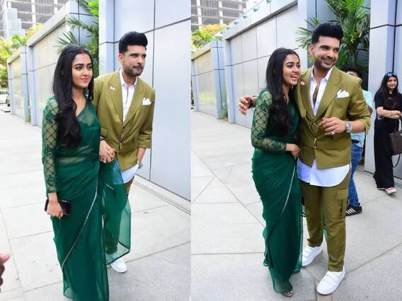 Image: Green saree, sindoor and Karan Kundra! Fans asked, 'Did Tejashwi get married?