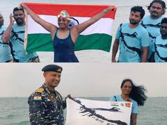 Viswasame Jeevitham: First Indian who sets record in swimming Palk Strait | ABP Desam